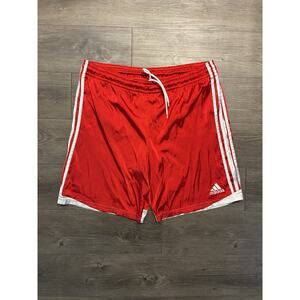 Vintage Adidas Shorts Mens L Satin Three Stripes Athletic Dazzle Shiny Y2K 2007